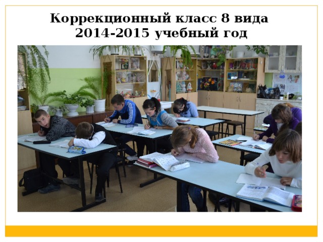 Коррекционный класс 8 вида 2014-2015 учебный год