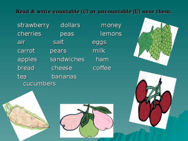 Fruits and Vegetables presentation - английский язык ...
