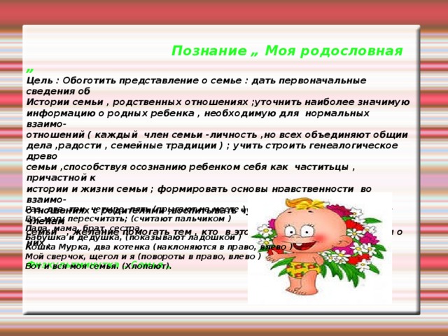 Проект родословная 2 класс план моего выступления