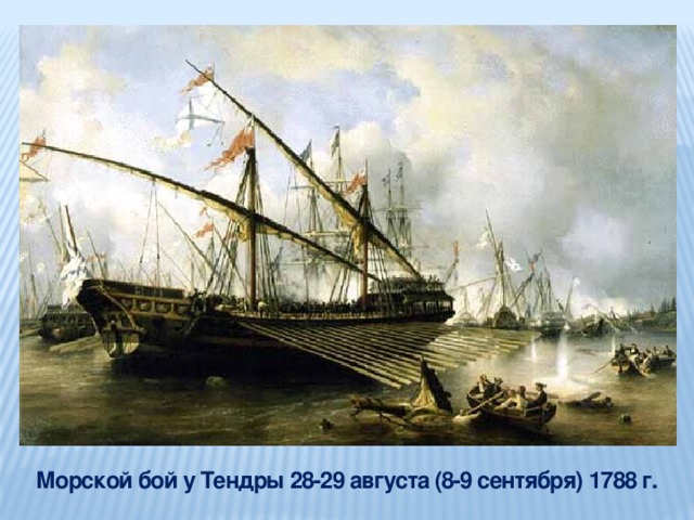 Морской бой у Тендры 28-29 августа (8-9 сентября) 1788 г.