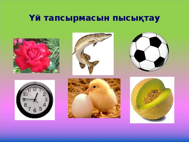 Үй тапсырмасын пысықтау