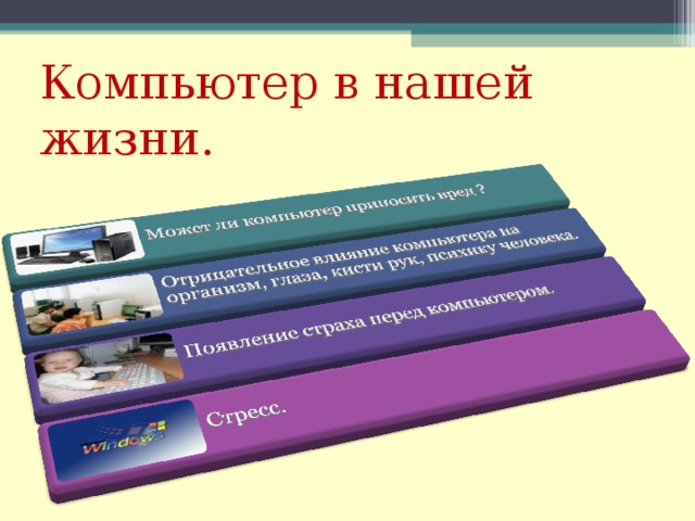 Урок окружающего мира в 1 классе. Тема: "Что умеет компьютер?" Презентация