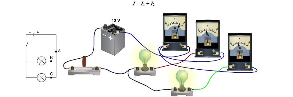 Электрический ток лабораторная работа. Последовательное измерение силы тока. Последовательное соединение проводников. Измерение силы тока.. Электрическая цепь параллельное соединение с амперметром. Измерение силы тока для параллельного.