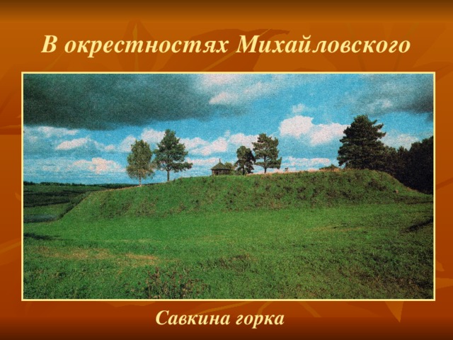 В окрестностях Михайловского Савкина горка