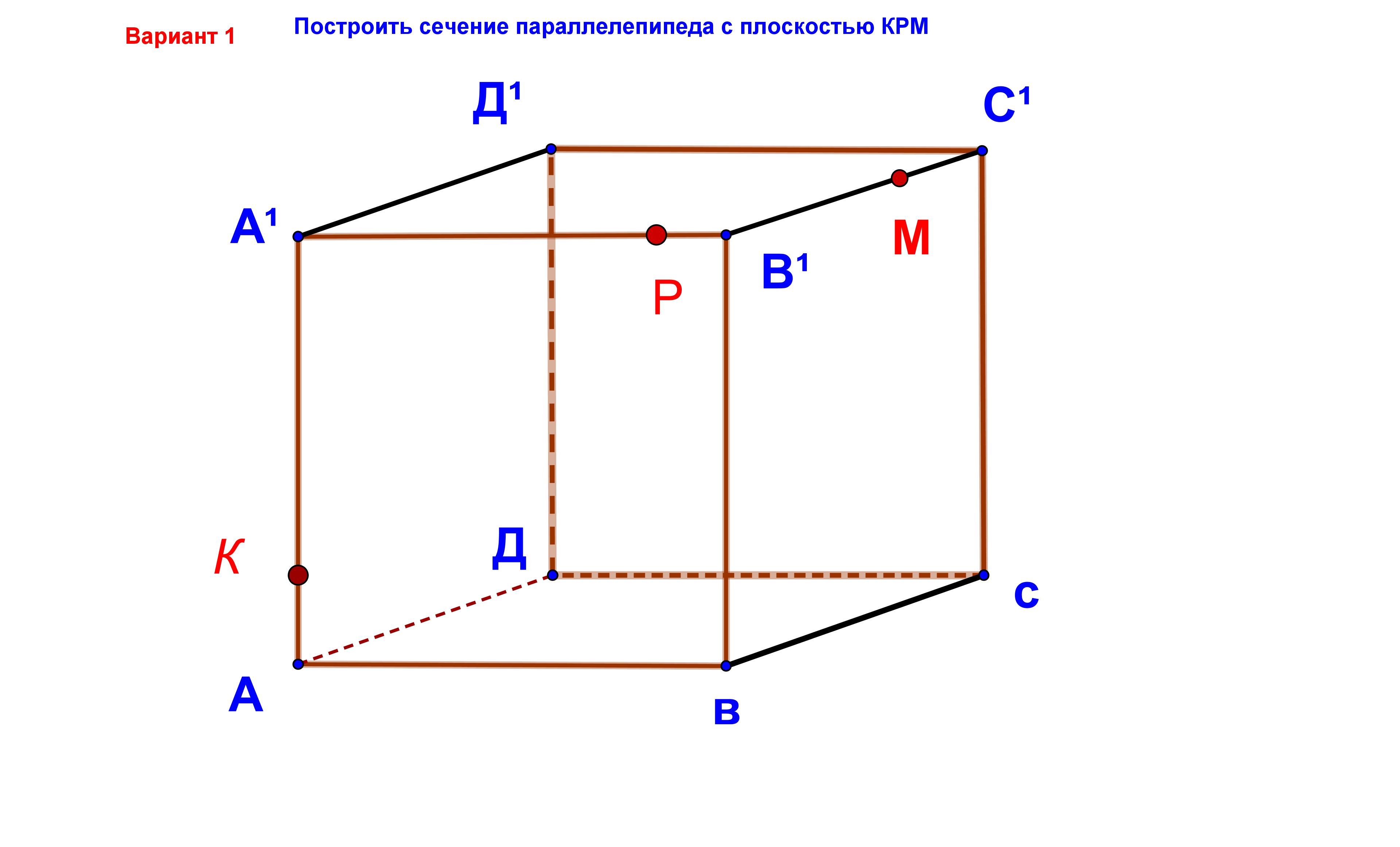 Прямой прямоугольный параллелепипед