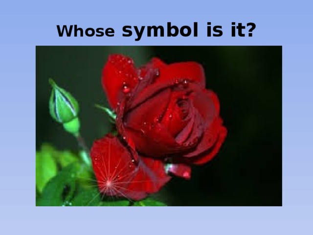 Whose symbol is it?