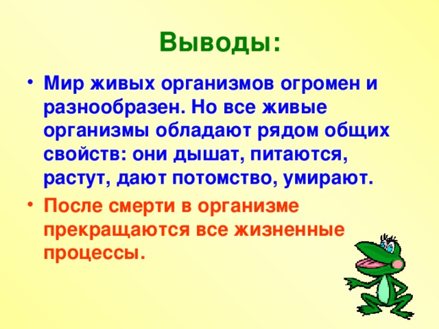 Выводы: