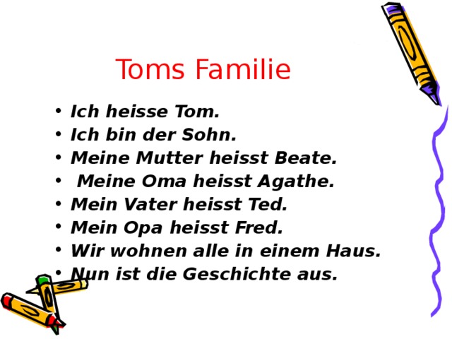 Toms Familie