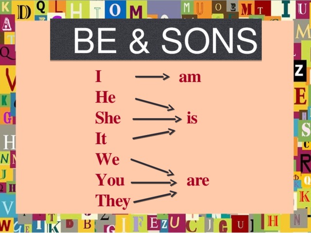 BE & SONS I am He She is It We You are They