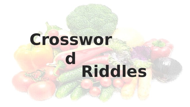 Crossword Riddles