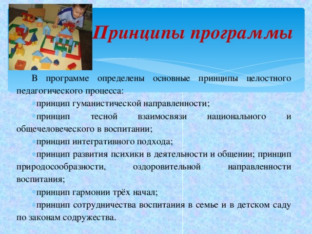 Детский сад дом радости программа дошкольного образования презентация