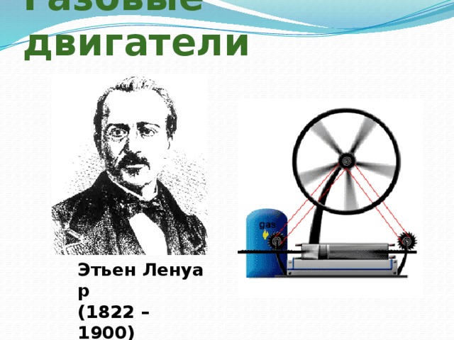 Газовые двигатели Этьен Ленуар (1822 – 1900)