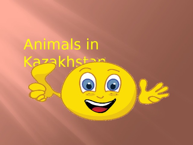 Animals in Kazakhstan