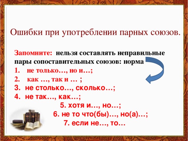 Употребление союза. Ошибки при употреблении союзов. Союз не только но и ошибки. Ошибки в употреблении союзов ошибки. Правила на употребление Союза и.