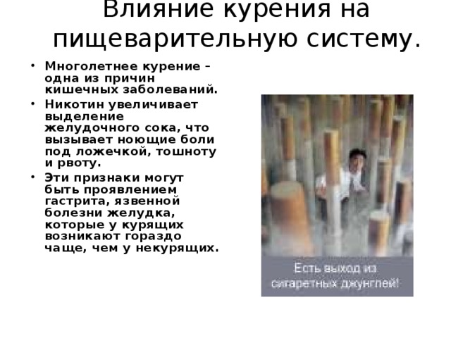 Влияние курения на пищеварительную систему. Влияние курения на пищеварение. Презентация. Вред курения на пищеварительную систему. Презентация о аллюминип. Влияние курения на человека презентация