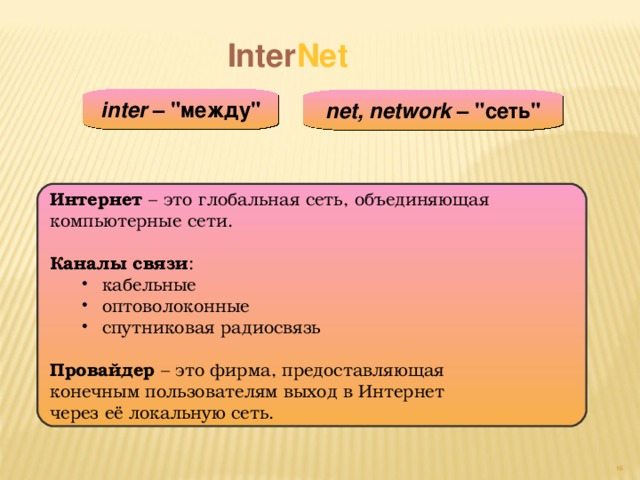Inter Net inter – 