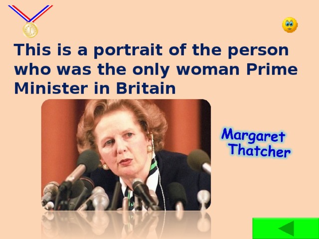 This is a portrait of the  person who was the only woman Prime Minister  in Britain