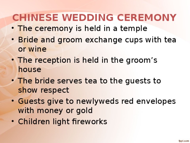 CHINESE WEDDING CEREMONY