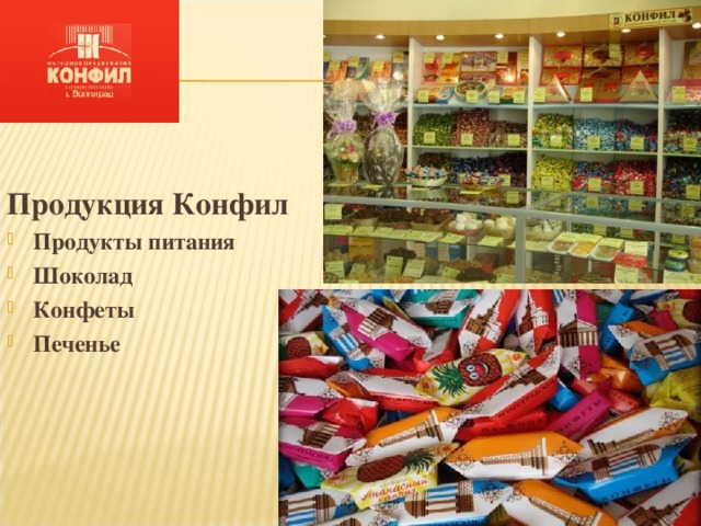 Продукция Конфил