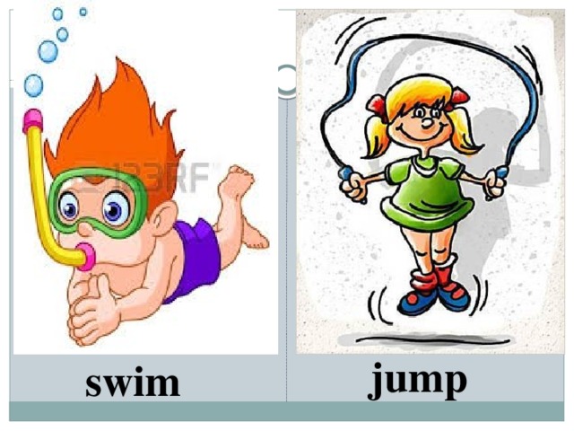 jump   swim