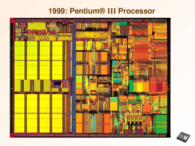 1999: Pentium® III Processor                                                                                    