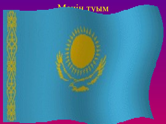 2.Еліміздің туының түсі қандай? 1.Ән не туралы? Ой толғау 3.Таласқа түссе жан мен ту,  Жан емес маған керегі.  Көк тудың желбірегені- дегенді қалай түсінесің? 4.Көк туды кім сипаттайды?