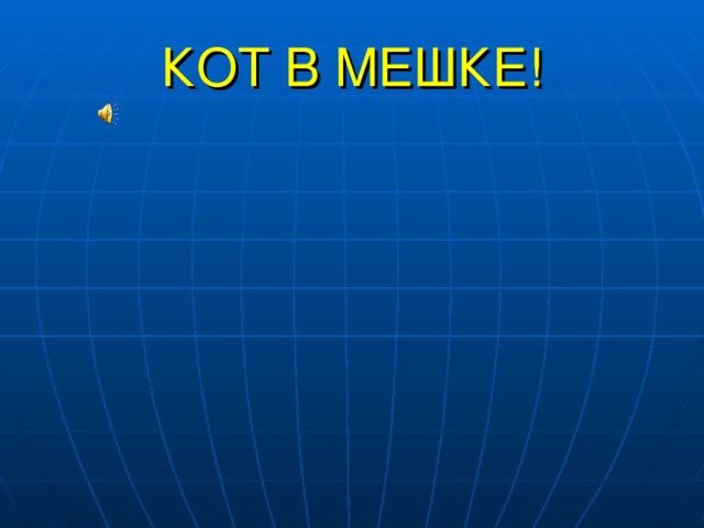 КОТ В МЕШКЕ!