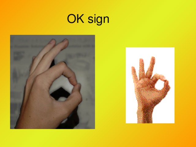OK sign