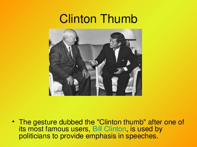 Clinton Thumb