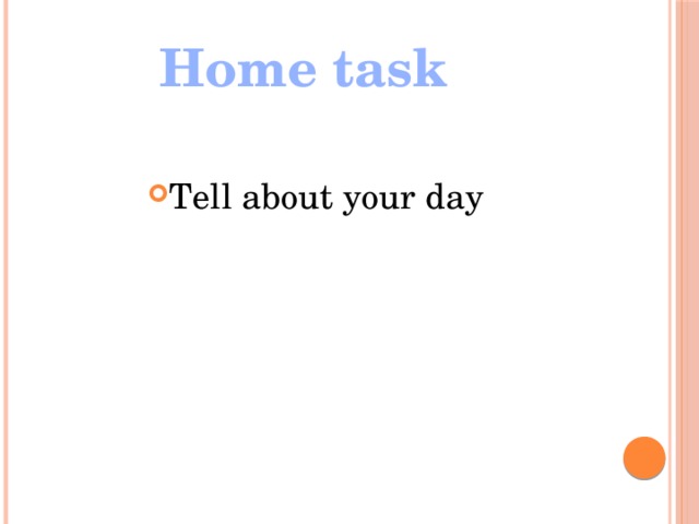 Home task