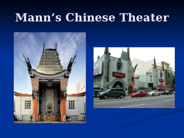 Mann’s Chinese Theater