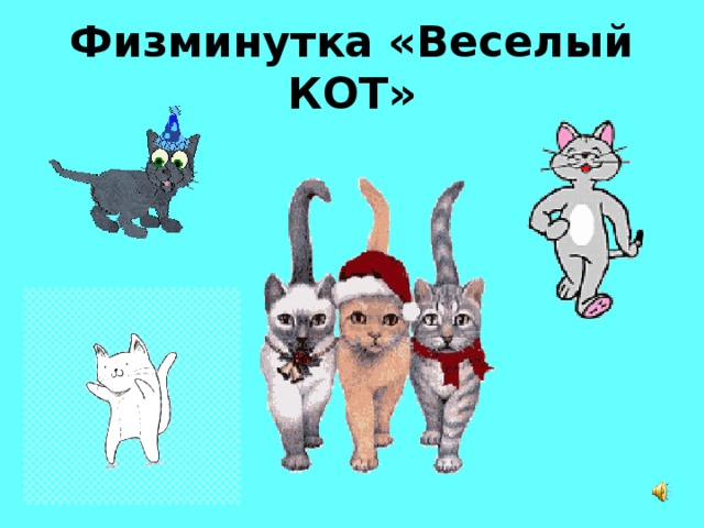 Физминутка «Веселый КОТ»