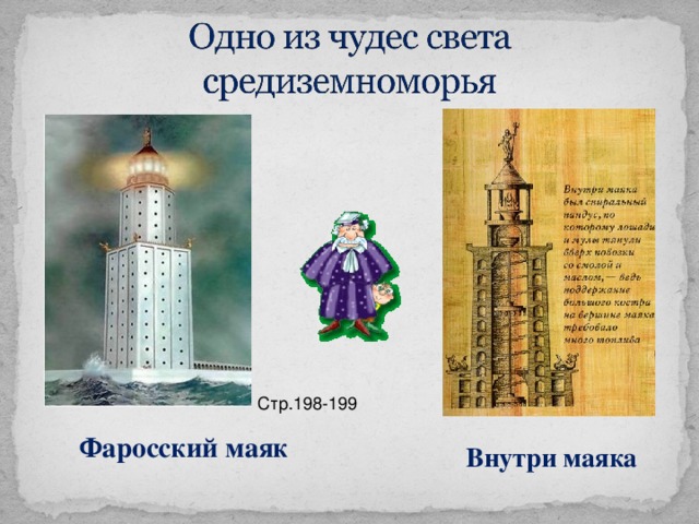 Стр.198-199 Фаросский маяк Внутри маяка