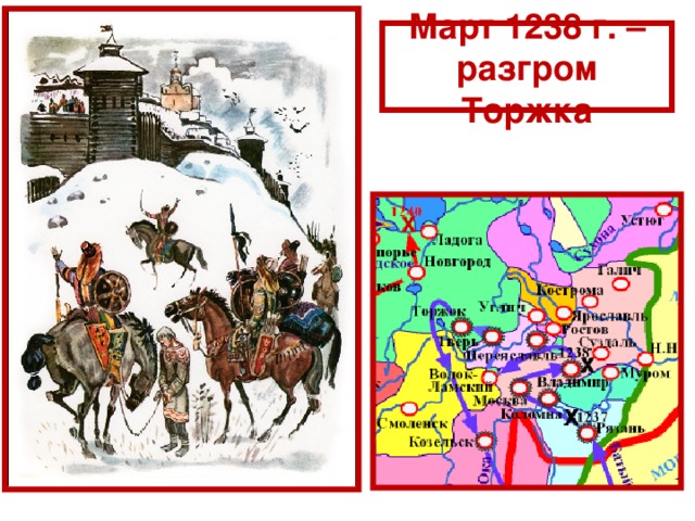 3-7 февраля 1238 г. – захват Владимира моноголо-татарами.