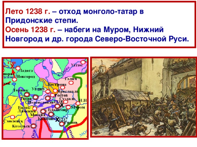 Март-май 1238 г. – осада и взятие Козельска