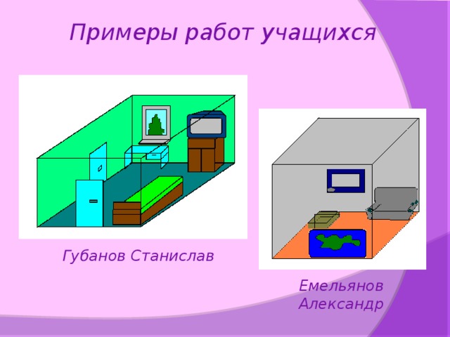 Примеры работ учащихся Губанов Станислав Емельянов Александр
