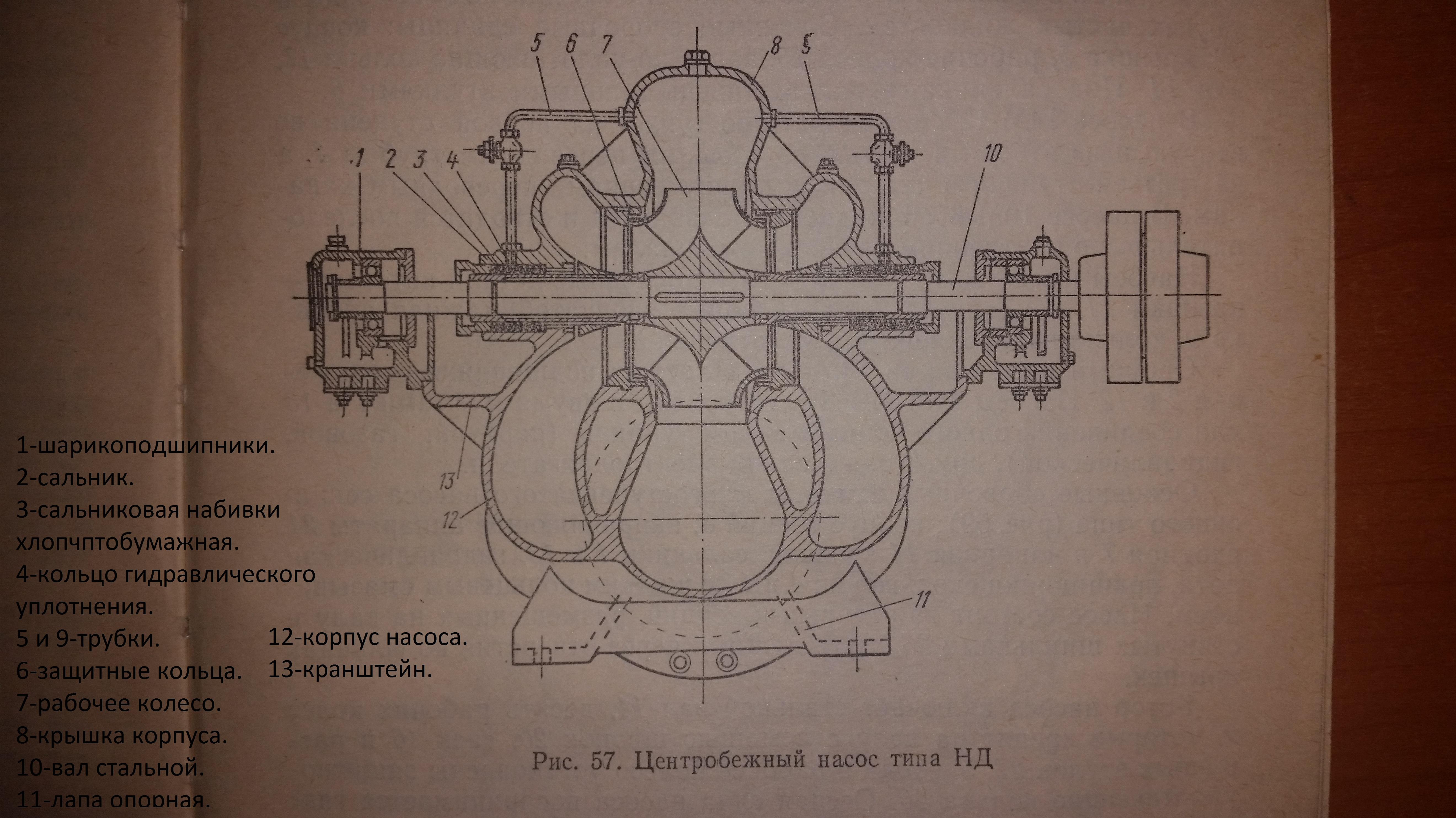 Насос 12ндс чертеж