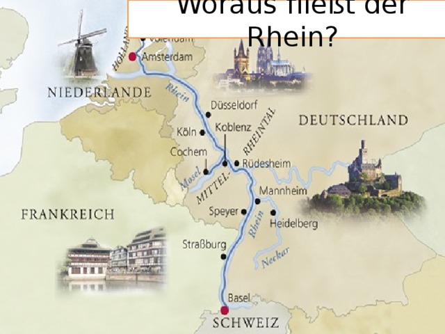 Woraus fließt der Rhein?