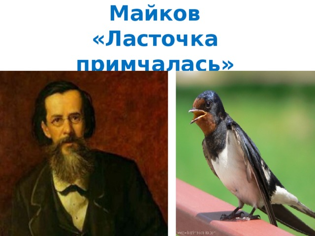 Аполлон Николаевич Майков  «Ласточка примчалась»