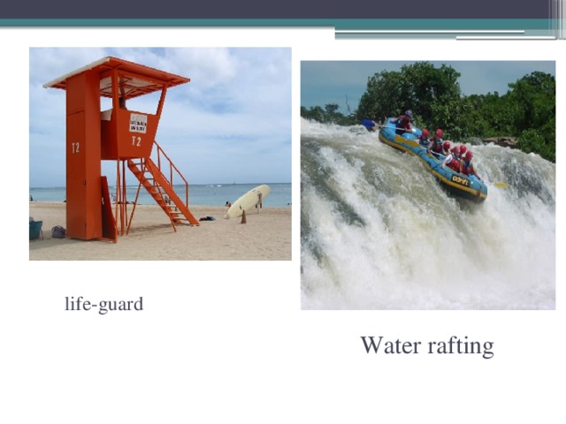 life-guard Water rafting