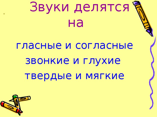 Звуки делятся на. Согласные звуки делятся на. Гласные звуки делятся на. Твёрдые и мягкие согласные звуки. На глухие и звонкие твёрдые и мягкие делятся звуки.