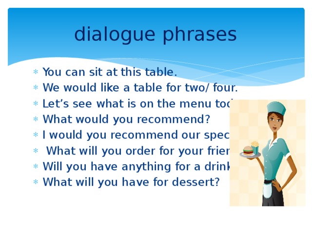 dialogue phrases