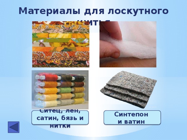 Материалы для лоскутного шитья Синтепон Ситец, лен, сатин, бязь и нитки и ватин