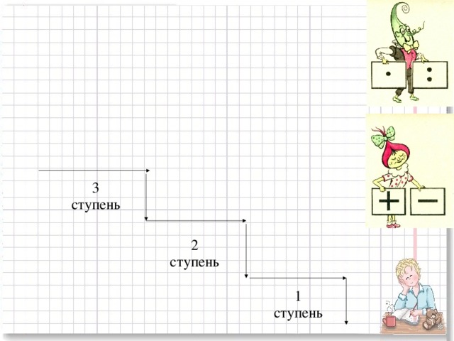 3 ступень 2 ступень 1 ступень