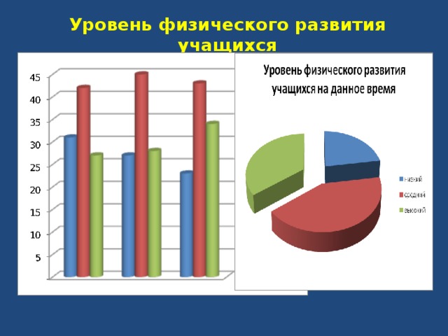 Уровень физического развития учащихся