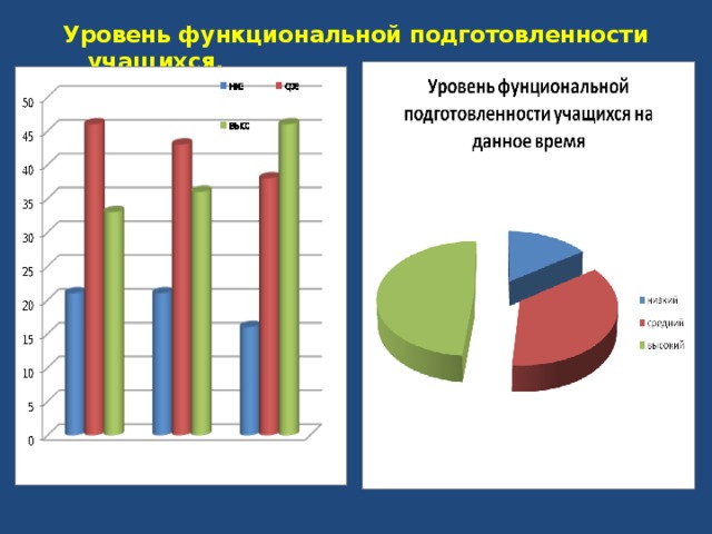 Уровень функциональной подготовленности учащихся.