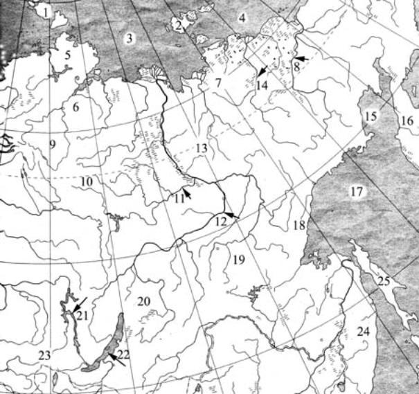 Граница западной сибири на контурной карте. Контурная карта азиатской части России. Контурная карта азиатская Россия. Контурная карта с заданиями по теме Сибирь. Контурная карта России с географическими объектами.