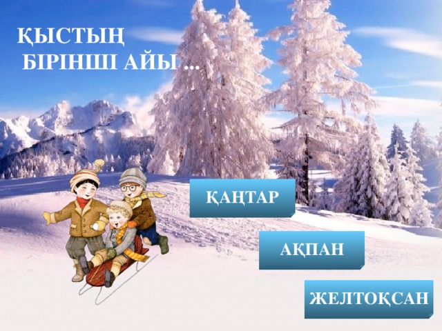 Қыс айлары