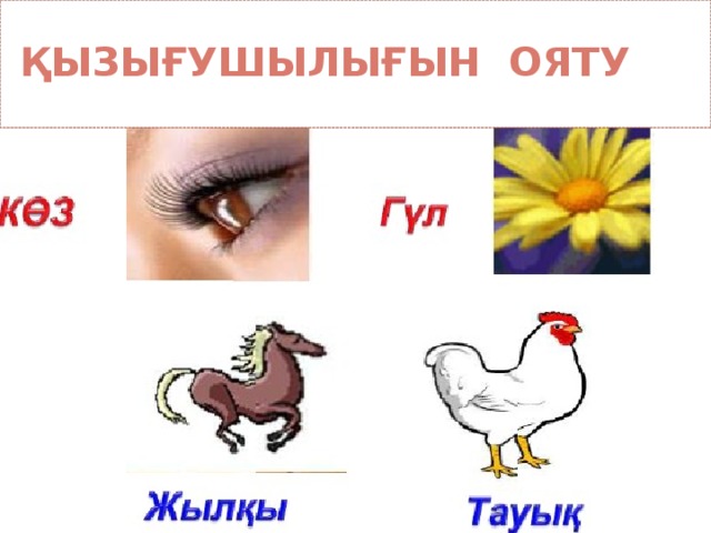 Сөзжұмбақ шешу Қызығушылығын ояту