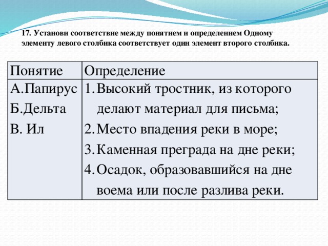 Установите соответствие между понятием и определением протопоп